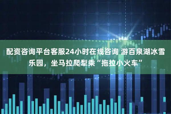 配资咨询平台客服24小时在线咨询 游百泉湖冰雪乐园，坐马拉爬犁乘“拖拉小火车”